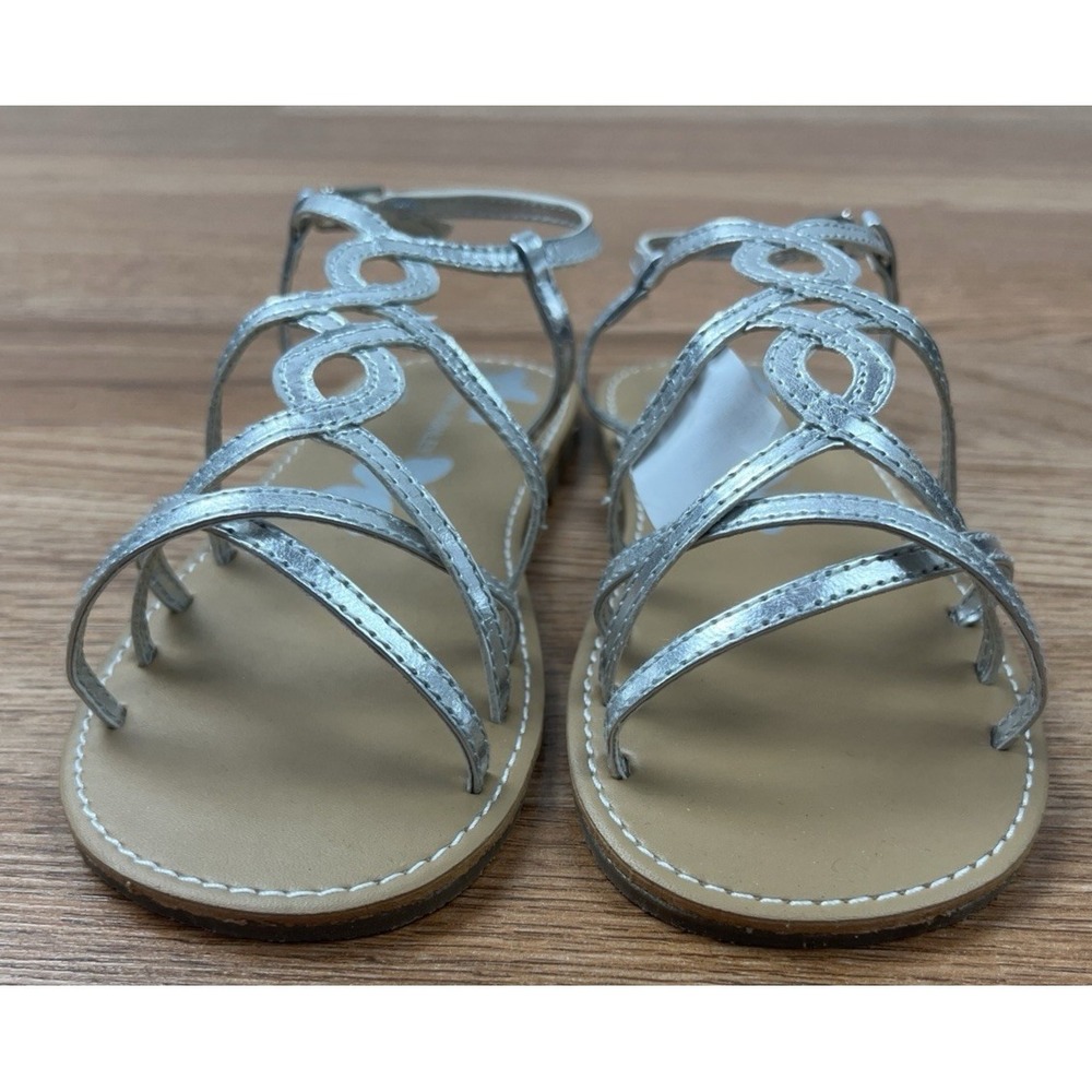 Laura Ashley Toddler Girls Sandals‎ Size 12 Silver NEW - Picture 7 of 10